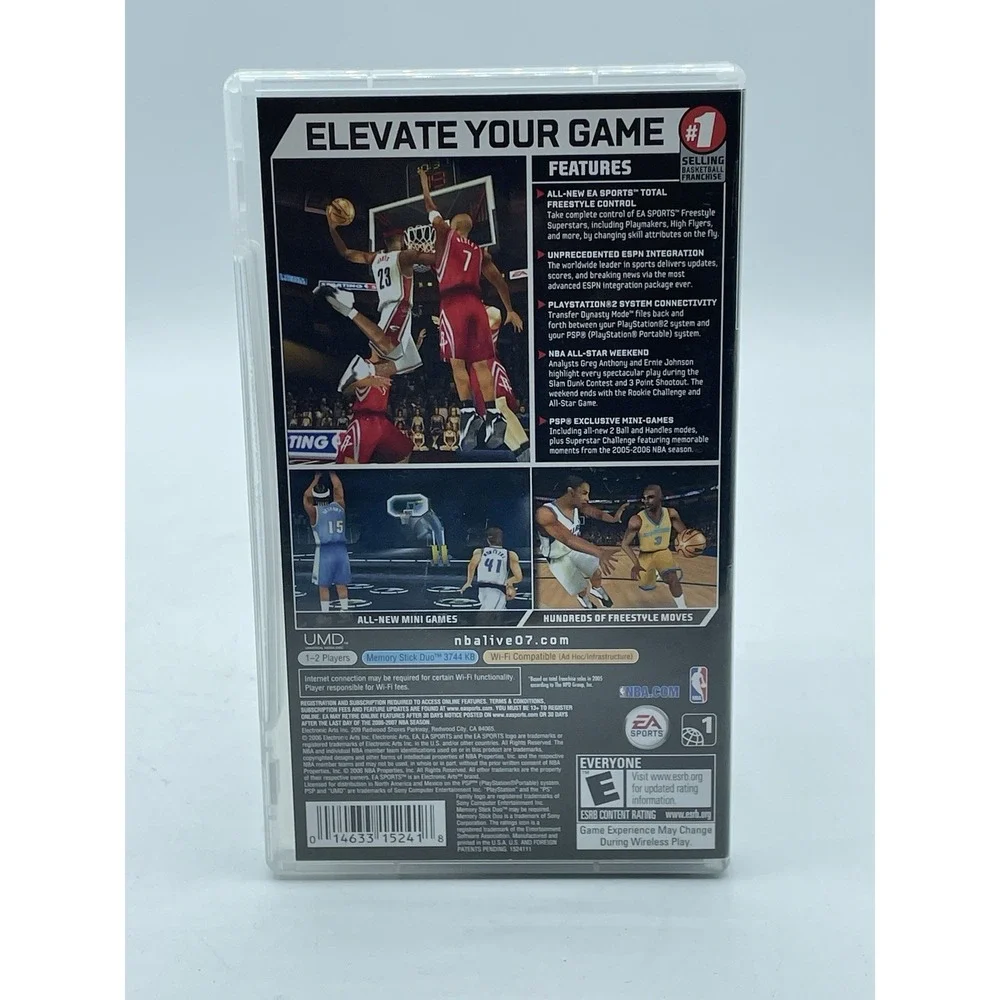 NBA Live 07 (2006) Sony Playstation PSP Game Complete With Case & Manual